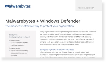 Reforça o Microsoft Windows Defender e Security Essentials