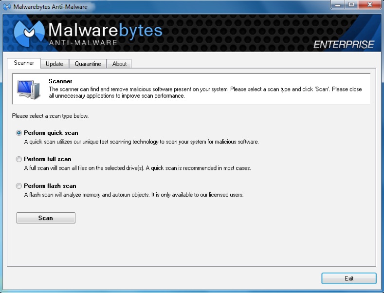 Agente Anti-Malware Malwarebytes